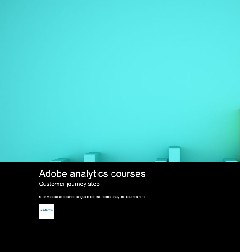 Adobe analytics courses